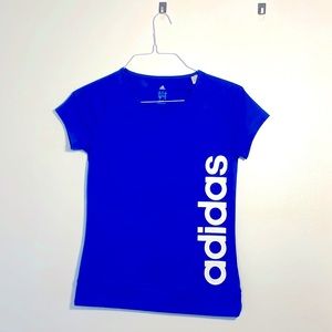 Adidas Woman’s Blue Activewear Top